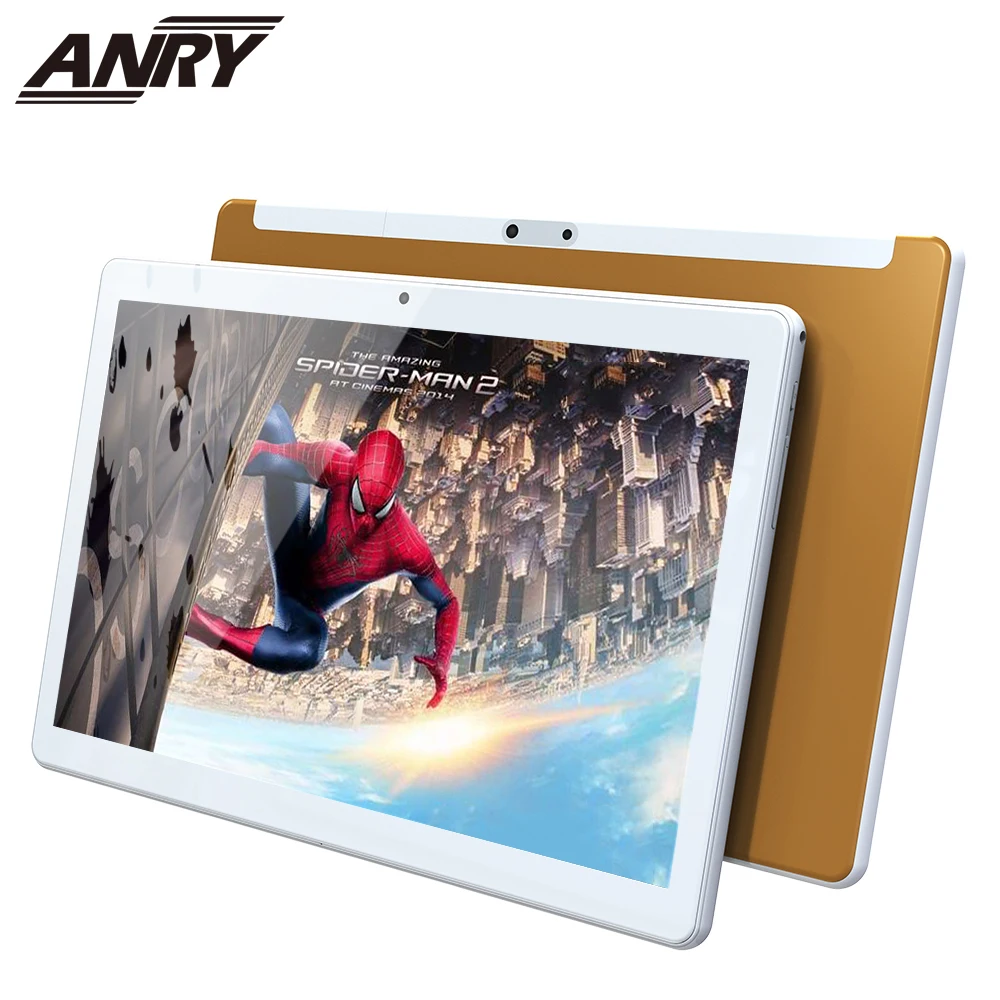 ANRY 4G LTE Phone Call 10.1 Inch Android 9.0 Tablet PC 8 GB RAM 128GB ROM 8000mAh Battery IPS Screen HD 1920x1200 WiFi Tablet