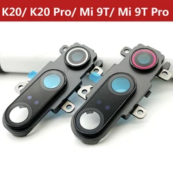 New Housing Back Rear Camera Glass Lens With Cover Frame Holder For Xiaomi Mi 9T / Mi 9T Pro / Redmi K20 / K20 Pro