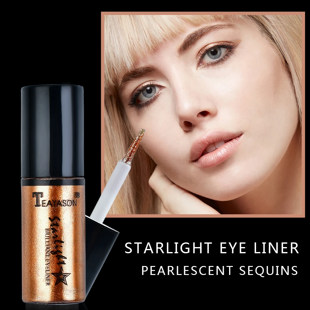 6PCS/SET diamond glitter eyeliner colorful sliver gold brown pigment waterproof long lasting starry sky liquid eyeliner AM107 6PCS/SET diamond glitter eyeliner colorful sliver gold brown pigment waterproof long lasting starry sky liquid eyeliner AM107