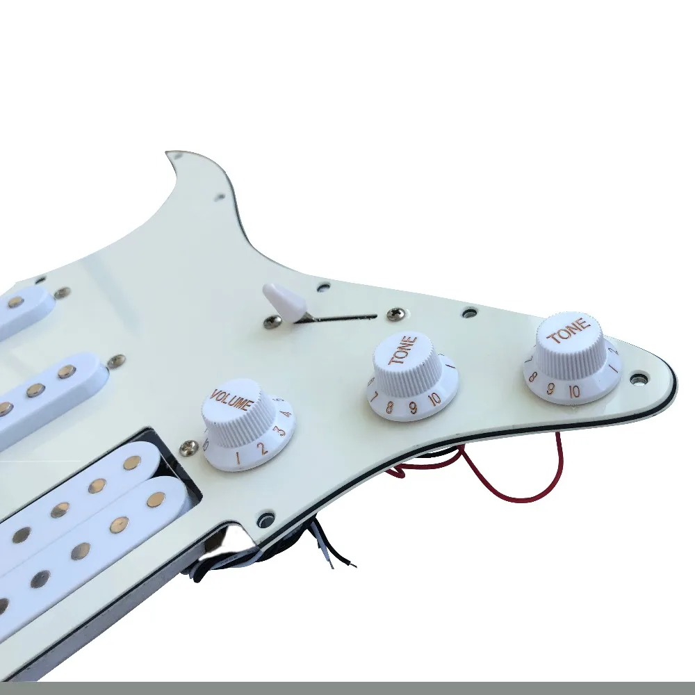 Pleroo на заказ DIY собранная ST SSH PAF гитарная вилка Предварительно Проводная с 60-х винтажными Alnico 5 пикап гитарные части с 11 винтами