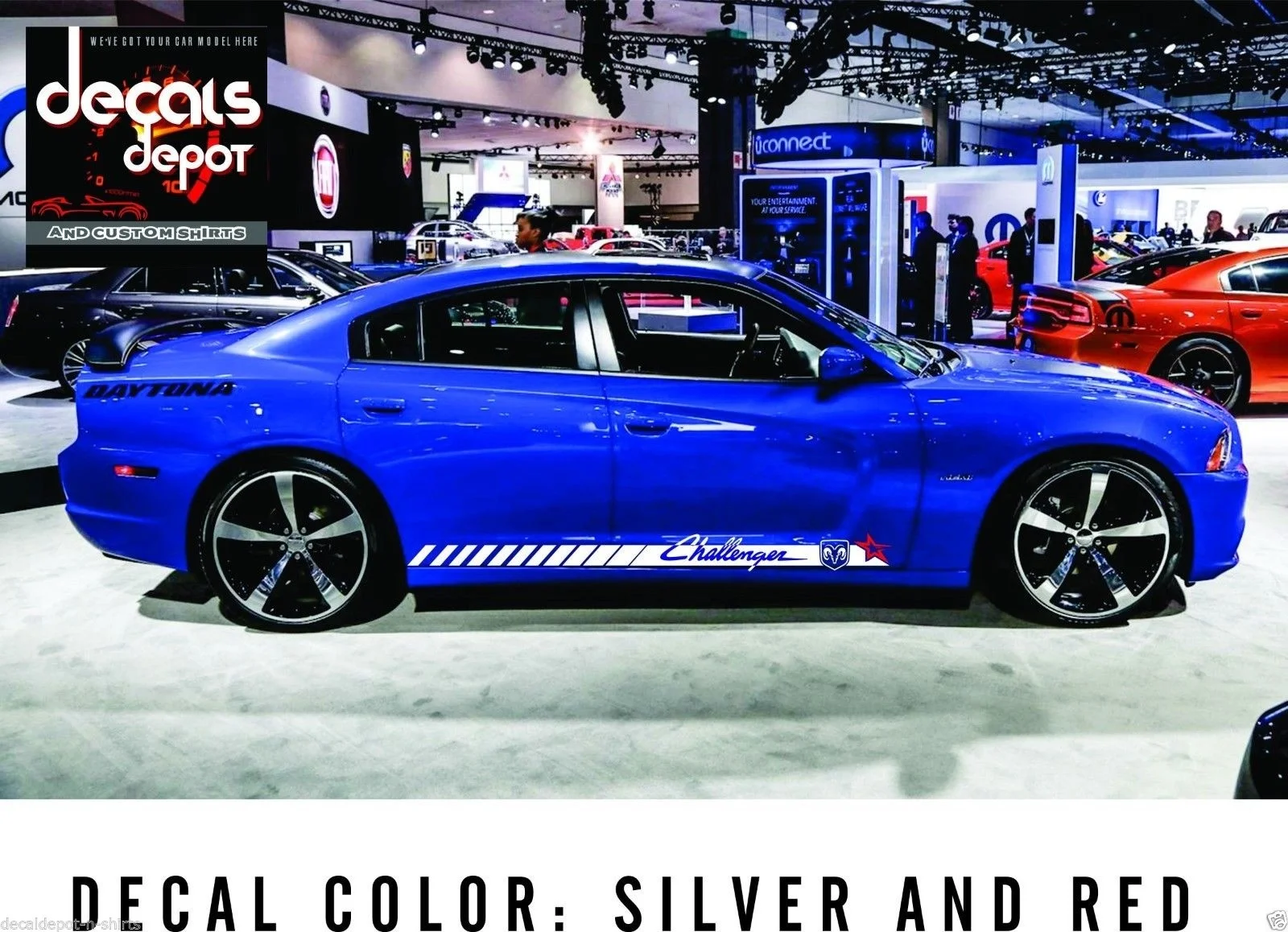 Для рокер панели полосы подходит к Dodge CHALLENGER виниловая наклейка полосы