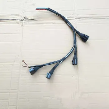 

4pcs Ignition coil Wiring Harness Plug Connector With Rubber Boot Repair Kit Case For VW Passat CC Bora Jetta Golf Audi A4