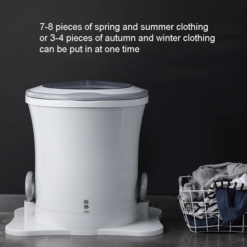  Manual Clothes Dehydrator No Electricity Student Dormitory Clothes Drying Barrel Portable Exercise 