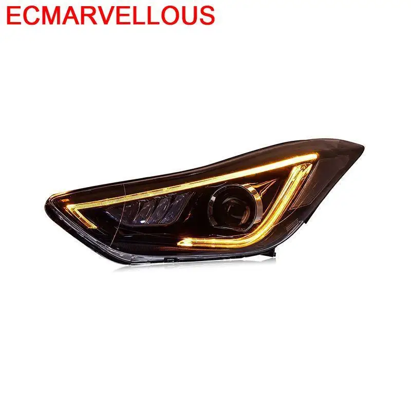 

Side Turn Signal Exterior Styling Auto Drl Led Daytime Running Parts Headlights Car Lights Assembly FOR Hyundai Elantra