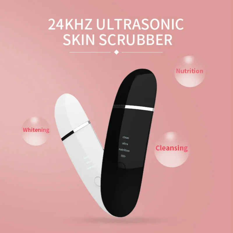  Ultrasonic Deep Cleansing Skin Care Tool IPL Ion Face Beauty Device Soothing Massage Skin Scrubber 