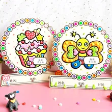 Стиль, картина по дереву, Снежная грязь, жемчужная глиняная живопись, 3D картина по дереву, детская игрушка, сделай сам