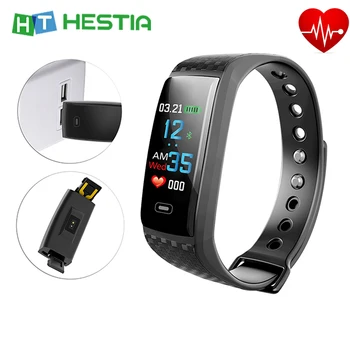 

In Stock Smart Band Fitness Tracker IP67 Waterproof Alarm Clock Smart Bracelet with Pressure Measurement Color Screen Wristband