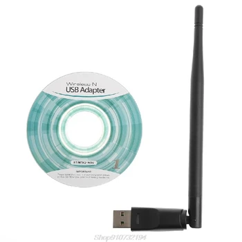 

150Mbps 802.11n/g/b USB Network LAN Dongle WiFi Wireless Adapter 5dBi Antenna N06 20 Dropshipping