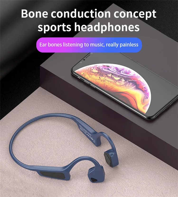 

G18 2020 Men's and Women's New Bluetooth Wireless IOS Android Bone Conduction Earphone Earphone Earphone Earbuds Bluetooth TWS