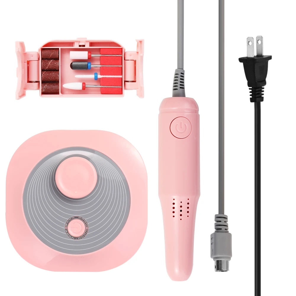 MSHARE электрические сверла для ногтей Набор мельница резак машина для Типсы для маникюра Электрический маникюр ногтей педикюр файл