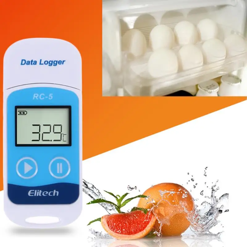 

Digital Temperature Data logger USB Temp Recorder Internal Sensor Digital Temperature Recorder medical transport test device