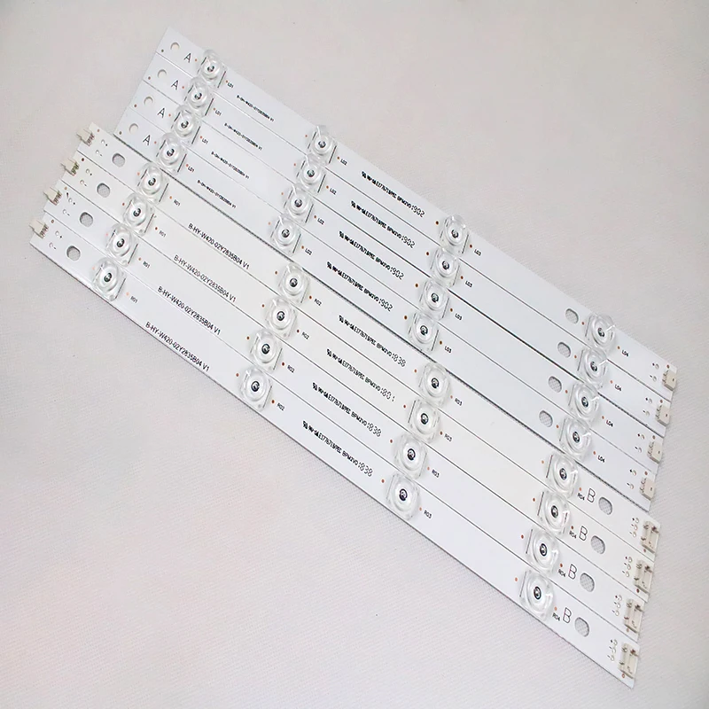

100% NEW 8 PCS(4*A,4*B) LED strips for LG INNOTEK DRT 3.0 42"-A/B Type 6916L 1709B 1710B 1957E 1956E 6916L-1956A 6916L-1957A