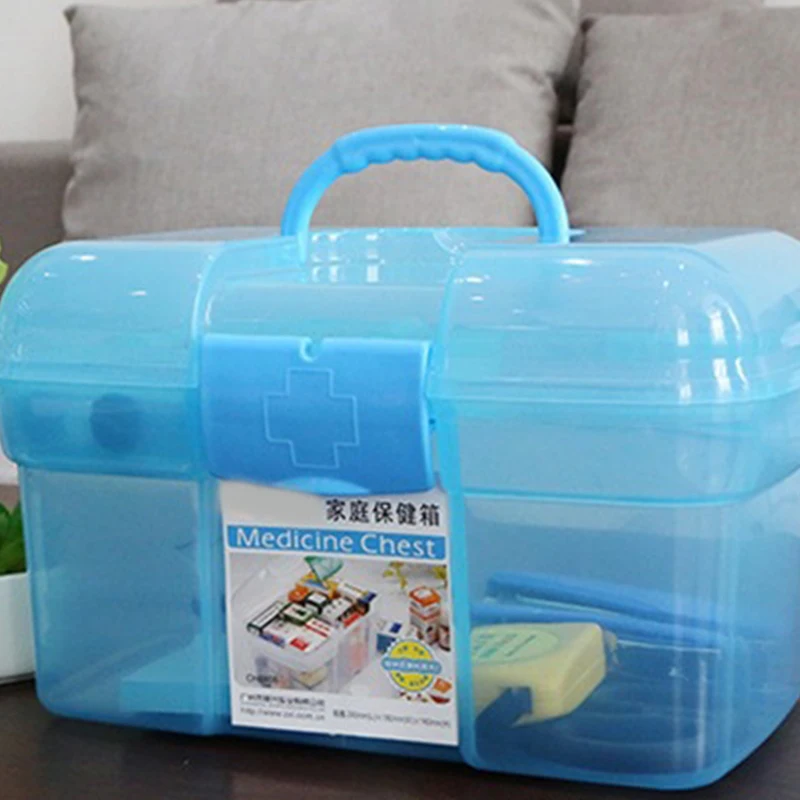 Home Large Children's Healthy Complete First Aid Kit Box Medicine Storage Box For Medical Bag Small Household Medicine