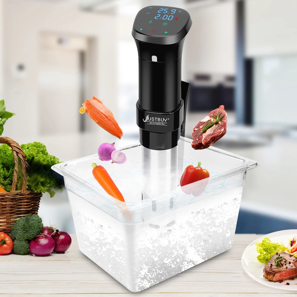 36 Month Warranty 7th Generation IPX7 Waterproof 1800W LCD Touch Sous Vide Cooking Immersion Circulator Slow Cooker Machine