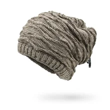 Унисекс зимний набор шапки и шарфа для мужчин женщин теплые толстые вязаные шапки хлопок зимние аксессуары женские мужские шапочки шарф осень