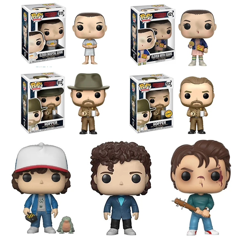 Funko POP 2020 Joyce Byers Jim Hopper Eleven виниловые фигурки странных вещей, игрушки для подарков на день рождения