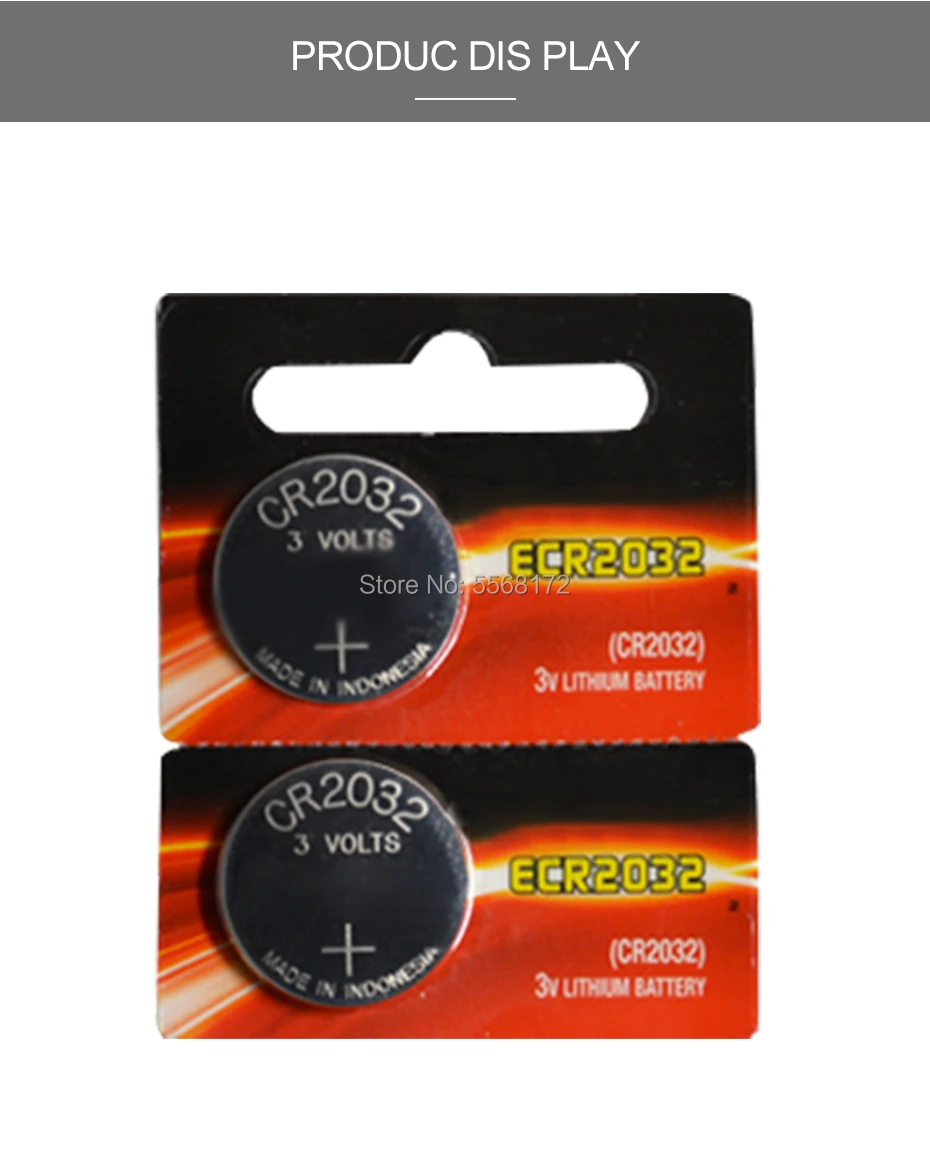 200 pces 3v cr2032 cr 2032 para