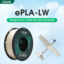 ESUN PLA-LW 3D Drucker Filament 1,75mm 1KG 2,2 £ 3D Druck Filament Licht Gewicht schaum Material für 3D drucker flugzeug