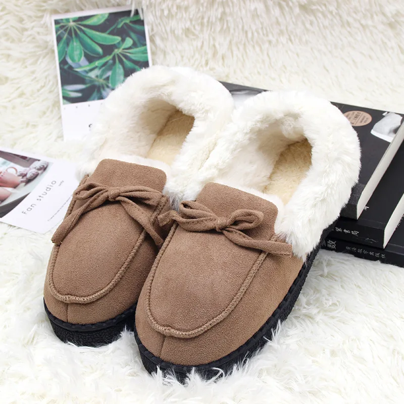

New Style Cotton Slippers Winter Household Cartoon Network Kapok Slipper Women's Shoes plus Velvet Thick Cotton Slippers Cover H