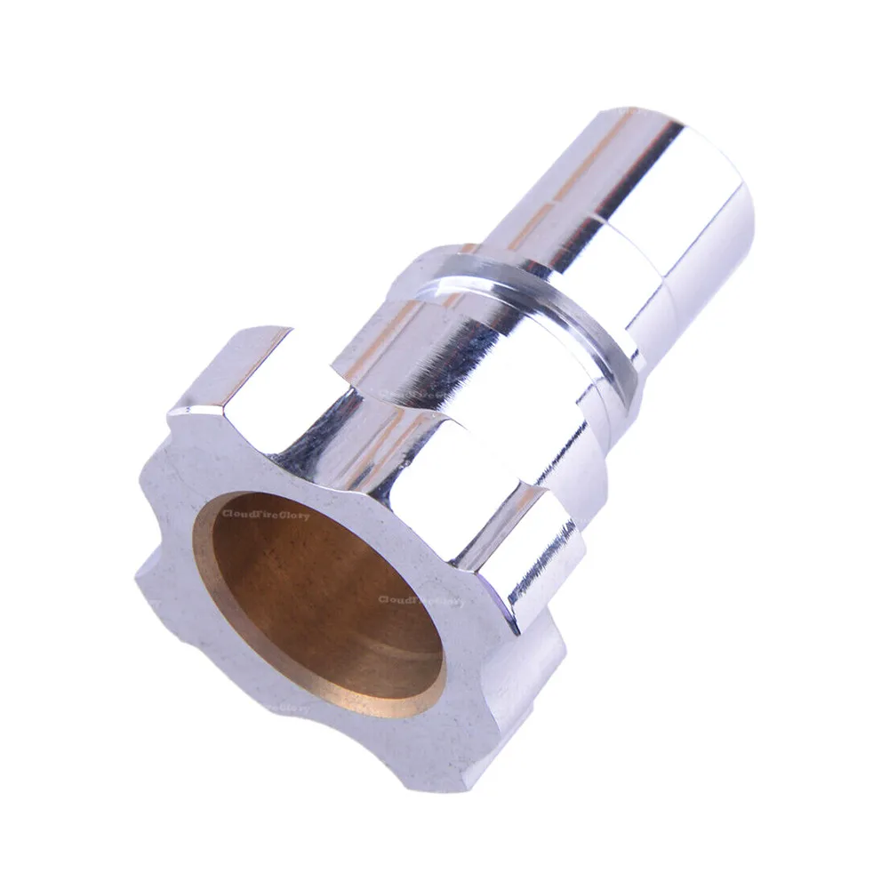 CloudFireGlory For PPS Spray Gun Fast Joint Threadless Silver Cup Convertor Quick Connector Hopper Adapter Copper