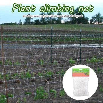 

Hydroponics Plant Climbing Net Vine Mesh Accessories Support Grow Fruits Vegetables Cucumber Trellis Netting Polyester Square
