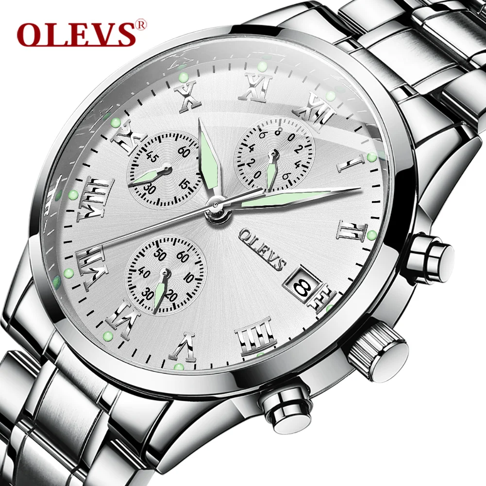 

Origina OLEVS Men WatchEes Sport Quartz Male Watches Luminous Wristwatch Auto Date Time Hour Clock Reloj Hombre Mens Steel Watch