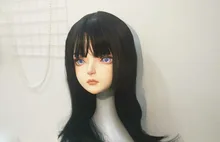Special Offers (Dollkii 27) Female Girl Silica Resin Cosplay BJD Cross Dressing Kigurumi Head Mask Anime Role Play Party Crossdresser Doll Mask Special Offers (Dollkii 27) Female Girl Silica Resin Cosplay BJD Cross Dressing Kigurumi Head Mask Anime Role Play Party Crossdresser Doll Mask