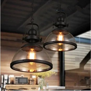 

modern led e27 pendant lights glass lamp luminaire vintage loft pendant lamp glass lampshade hang lamp light for bar restaurant