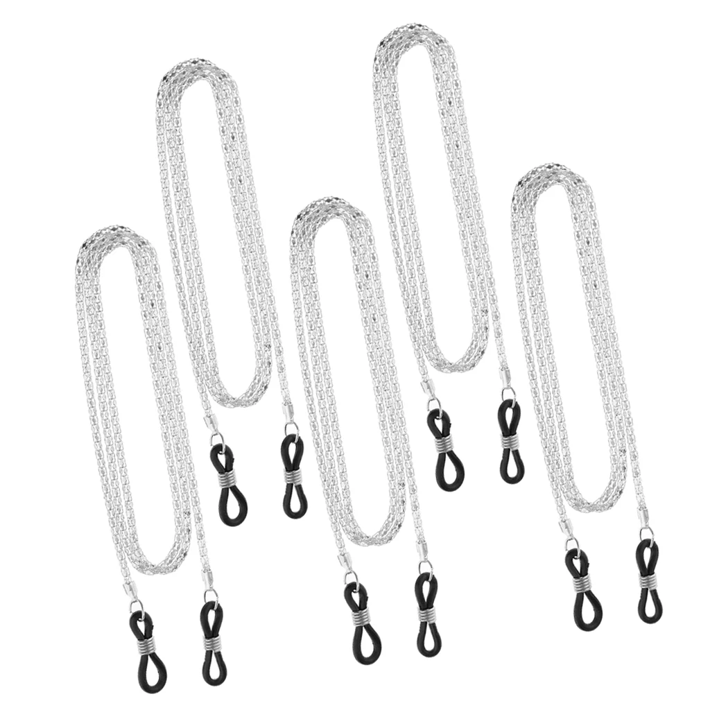 5pcs Eyeglass Chain Reading Glasses Sunglasses Holder for Outdoor Activities Sports Gym Travel Home Accessories 5pcs Eyeglass Chain Reading Glasses Sunglasses Holder for Outdoor Activities Sports Gym Travel Home Accessories