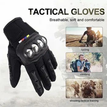 

Full Finger Black Gloves Riding Gloves Breathable Motorcycle Motorcycle Gloves Universal Winter Cross Country Gloves