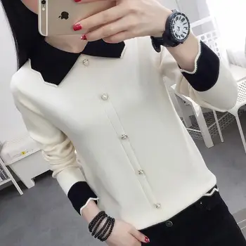 

Women's spring and autumn long sleeve T-shirt spring 2020 new relaxed and short style