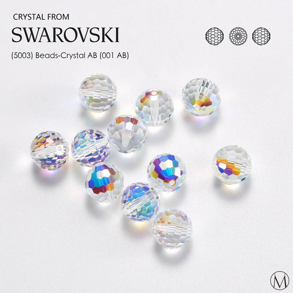 Круглые бусины из кристаллов Swarovski 1 шт. x 5003-10 мм/12 мм ювелирные аксессуары ручной