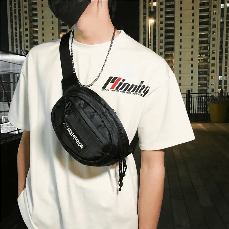 

Hong Kong Style Locomotive Literature And Art Couples Chest Pack Japanese Korean 2019 New Style Casual Crossbody Bag Fashion & S