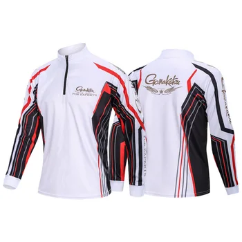 

Gamakatsu Fishing Clothing Long Sleeve Outdoor Breathable Fishing Shirts Anti UV Quick Dry Hooded Cycling Hunting Hiking Clothes