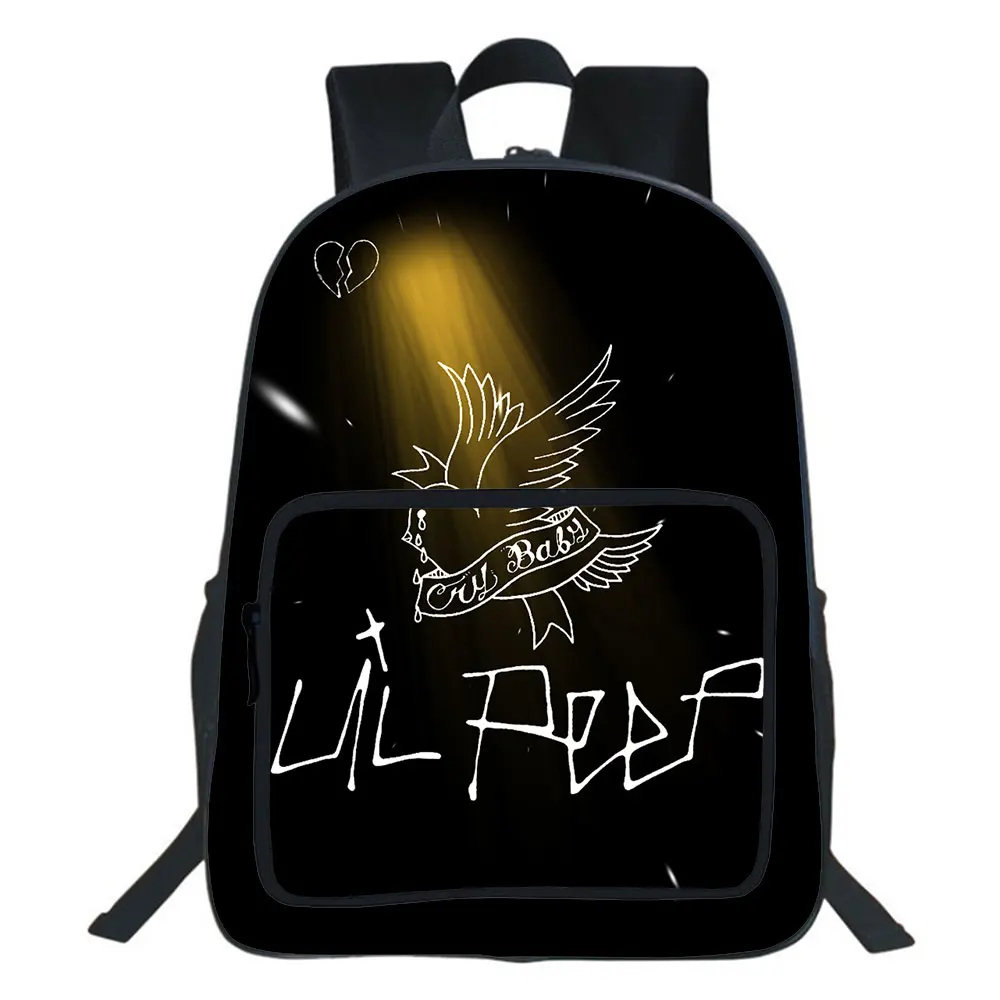 Lil Peep Backpack Fashion Backpack Boys Girls Bag School Rucksack Beautiful Children Bags Teens Cute School Bookbag