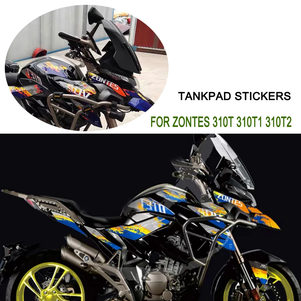 

Motorcycle Sticker Decals 310T 310T1 310T2 Accessories Tank Pad Protector For Zontes 310 T 310 T1 310 T2