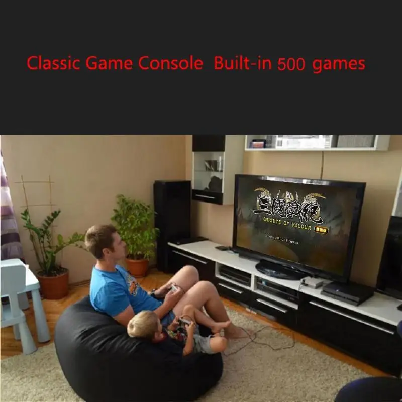 Мини-ТВ портативная семейная игровая консоль для отдыха 8 бит AV порт Ретро встроенные 620 классические игры двойной геймпад игровой плеер