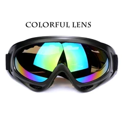 Anti-Glare UV Protective Motorcycle & Sports Goggles (Multi)