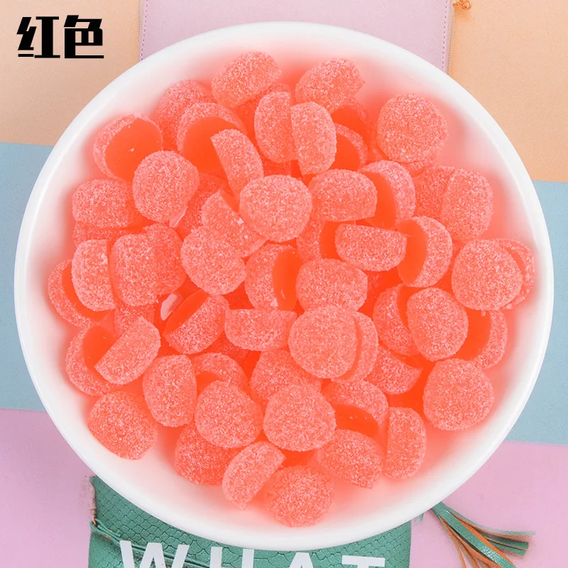 50Pcs Mini Simulation Fake Candy Flatback Resin Cabochon for Scrapbooking DIY DollHouse Accessories