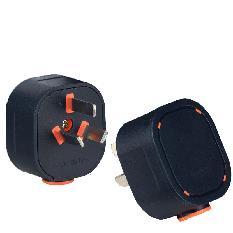 

5 X AU Australian CN Chinese AC Electrical Power Rewireable Plug Male Wire Socket Outlet Adaptor Extension Cord Cable Connector