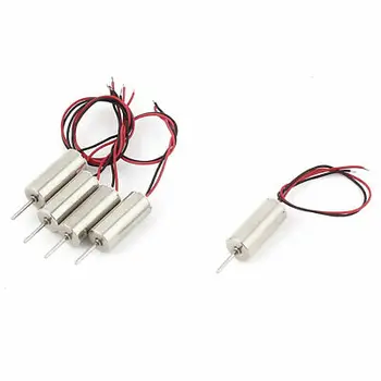 

10Pcs DC 4.2V 61000RPM 0.8mm Dia Shaft Coreless Motor for Model Airplane 6x14mm