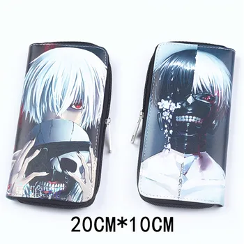 

Men Women Long Wallet Tokyo Ghoul Faux Leather/PU Zipper Coin Purse Unisex Wallets ID/Credit Card Holder