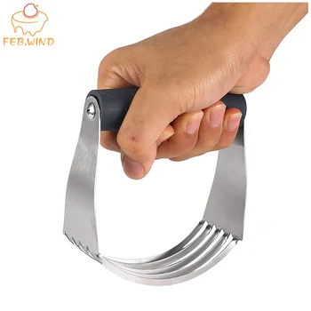 

Professional Dough Blender And Cutter Haand Pastry Blender Pastry Cutter Butter Tools With Heavy Duty Stainless Steel Blades 074
