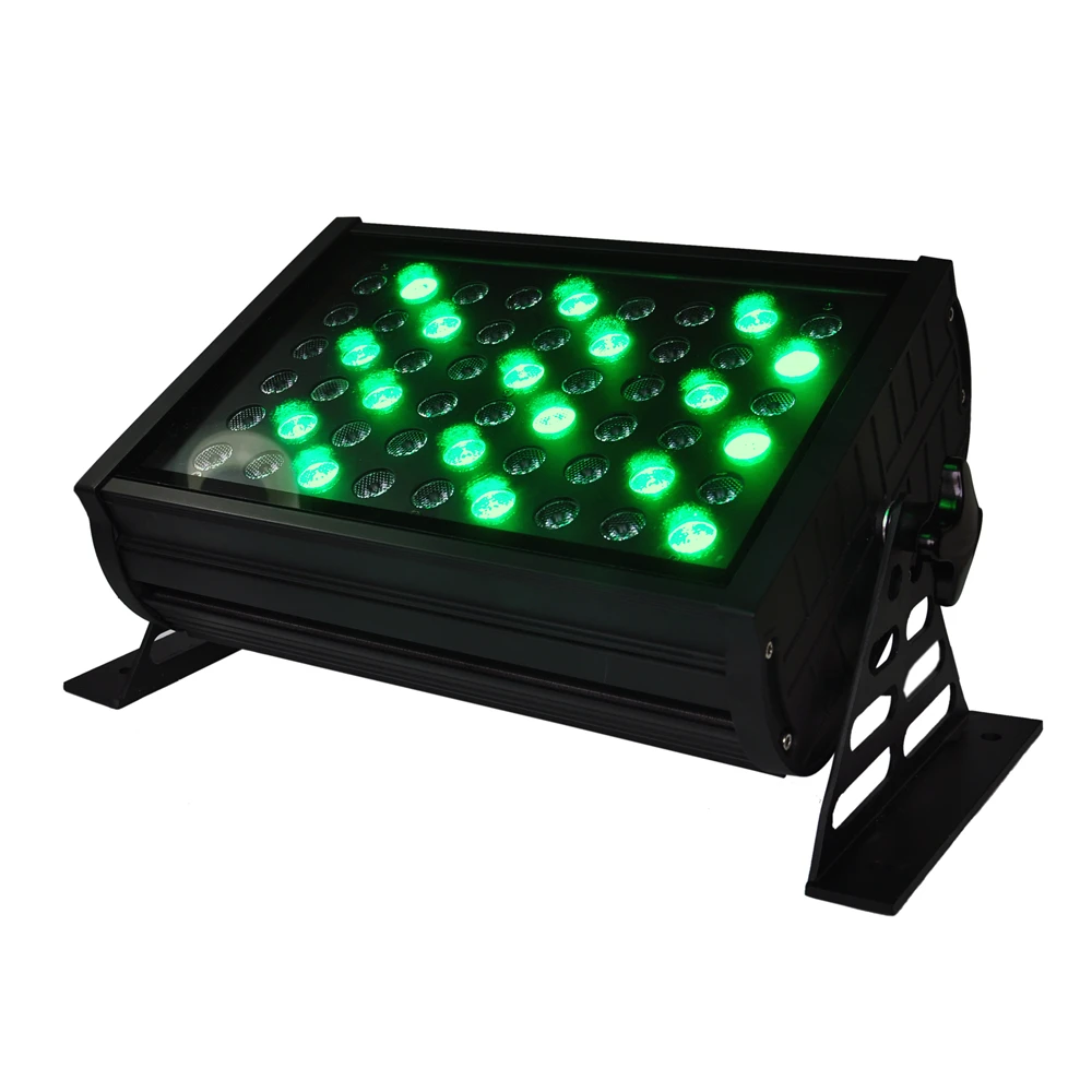Уличная прямоугольная светодиодная настенная шайба DMX 4XLOT RGBW 54x3 Вт (R:12G:18 B:18 W:6)