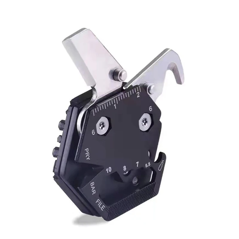 

Multi-Function Gadget Portable Folding Round Stainless Steel Hanging Keychain EDC Outdoor Tools