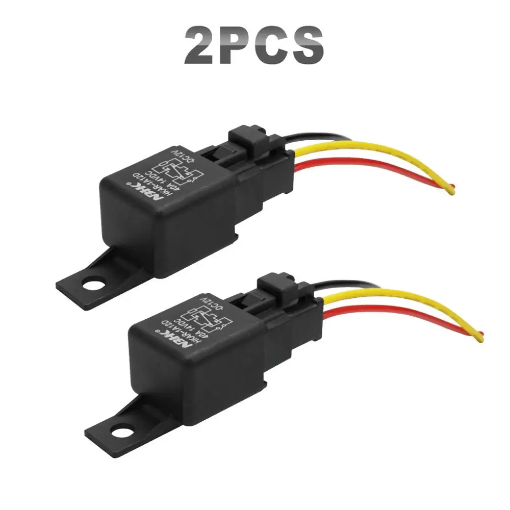 JGAUT Ceramic Relay Car Relay With Wire Waterproof Automotive Relay 12v