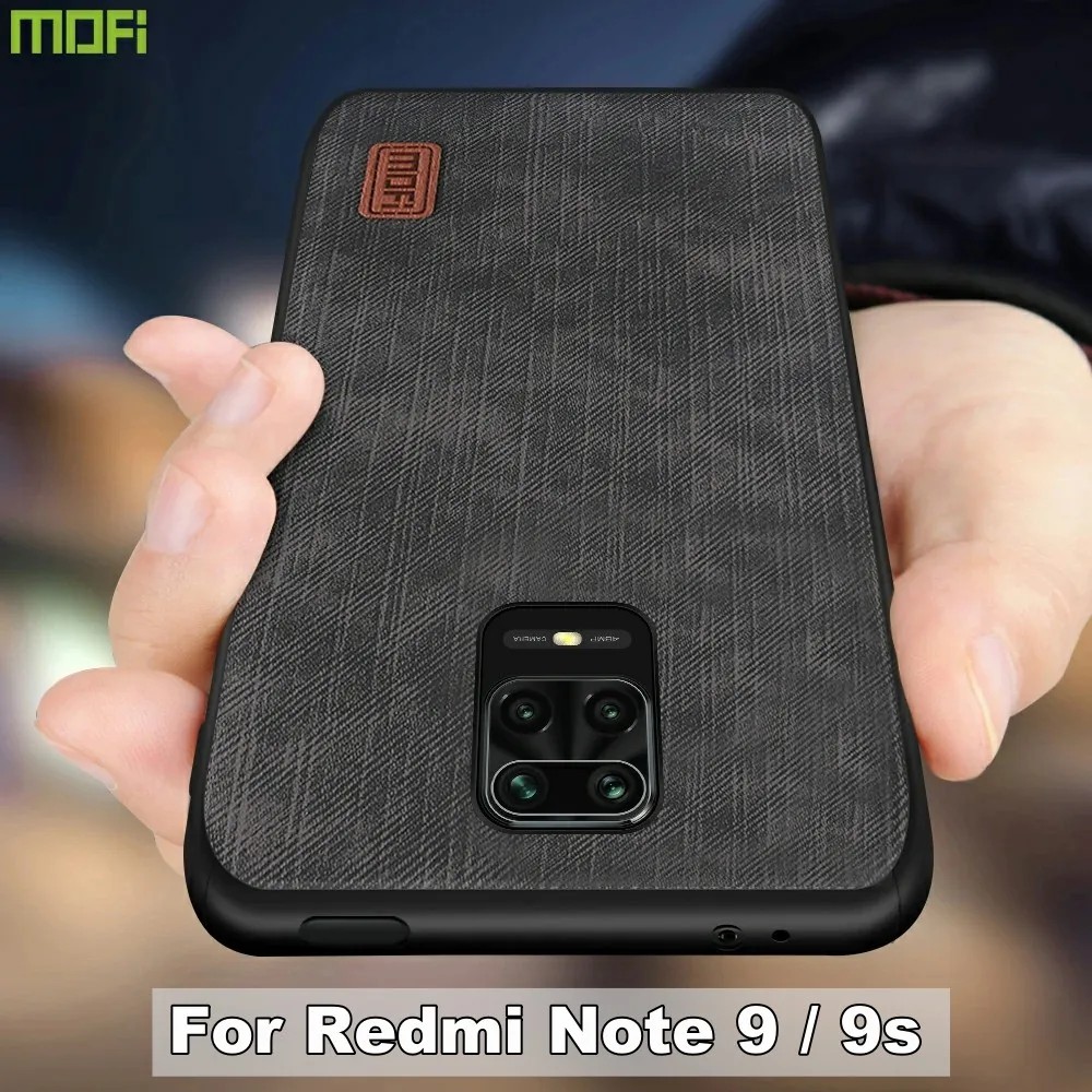 Чехол MOFi для Xiaomi Redmi Note 9 чехол Mi redmi note 9S Силиконовый противоударный джинсы из
