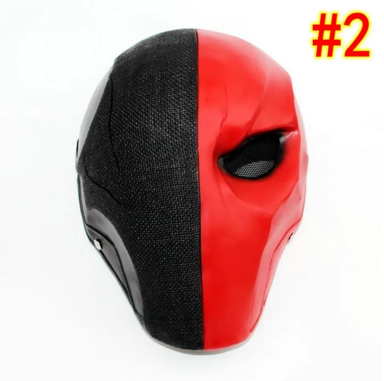 

Halloween Arrow Season Deathstroke Masks Full Face Masquerade Deathstroke Cosplay Costume Props Terminator Resin Mask HOT