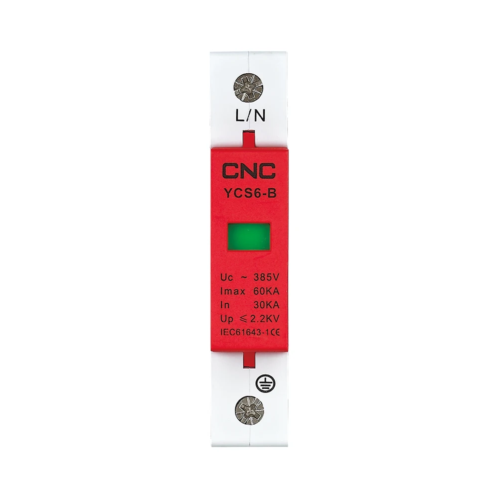

CNC DC SPD 600V Surge Protective Device House Surge Protector Protective Low-voltage Arrester Device YCS6