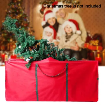 

Container Gift Heavy Duty Zipper Storage Bag Christmas Tree Decor Waterproof Pouch Organizer Pack Home Oxford Cloth Sack Large